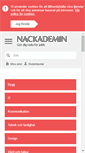 Mobile Screenshot of nackademin.com